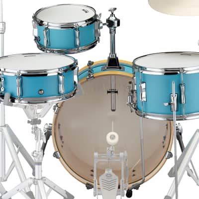 Yamaha - Stage Custom Hip 4-Piece Shell Pack (20,10,13,SD) - Matte Surf Green + HW3 hardware image 2