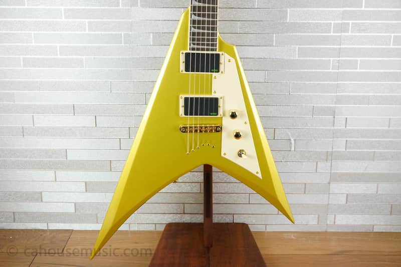 ESP LTD KH-V Kirk Hammett Signature - Metallic Gold image 1