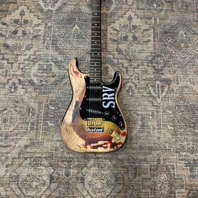 Distressed SRV tribute Strat style image 14