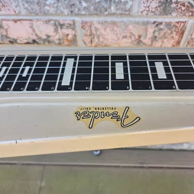 Vintage 1957 Fender Studio Deluxe Six Lap Steel Guitar w/ Original Tweed Hardshell Case, Legs! image 9