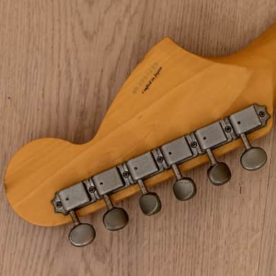 1997 Squier by Fender Super-Sonic Electric Guitar Vista Series Fiesta Red, Japan CIJ image 5