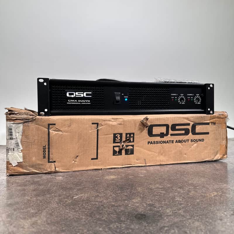 QSC CMX 500Va Professional 2-Channel Power Amplifier image 1