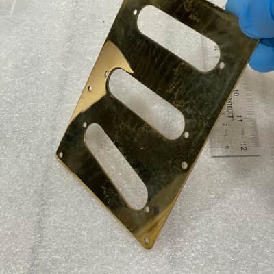 Silverlake Guitars Brass Triple Single Coil Mounting Plate for Wolf Guitar image 5