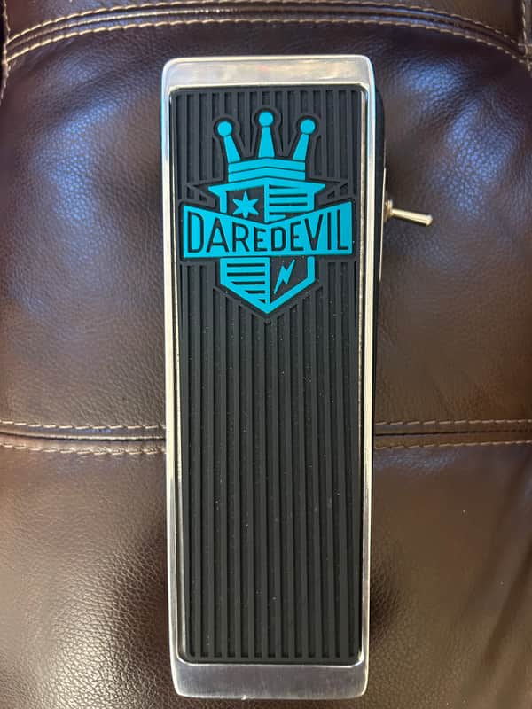 Dunlop DD95FW Cry Baby Daredevil Fuzz Wah 2023 - Present - Black / Chrome image 1