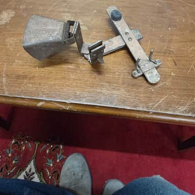 Unbranded Cowbell Woodblock Holder With Cowbell 1900s 1910s 1920s 1930s 1940s 1950s image 1