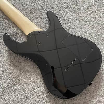 Quincy Black Left Handed 8 String Guitar, Basswood Body with Maple Neck image 12