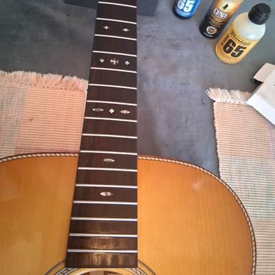Santa Cruz custom shop Brazilian appointments. war bracing hide glue Adirondack bracing OM Orchestra Model image 17