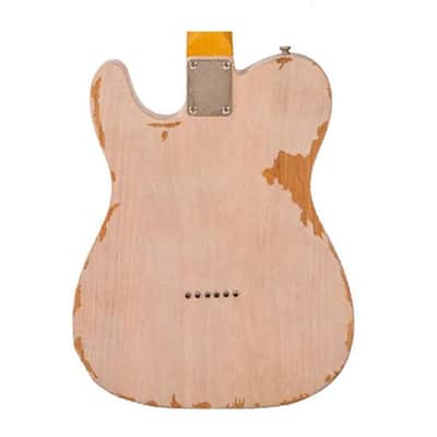 Vintage Icon Series V62 Distressed SS Electric Guitar - Ash Blonde image 7