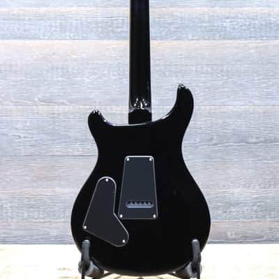 PRS SE Custom 24 Quilt Teal Black Quilted Maple Top Electric Guitar w/Bag image 3