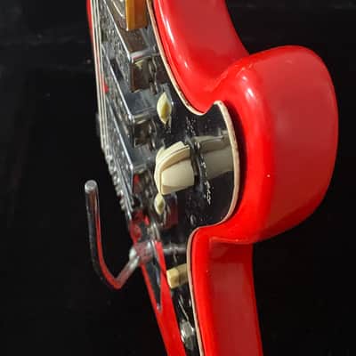 Hofner 176 Galaxie Deluxe + Hardcase 1965 - Red image 11