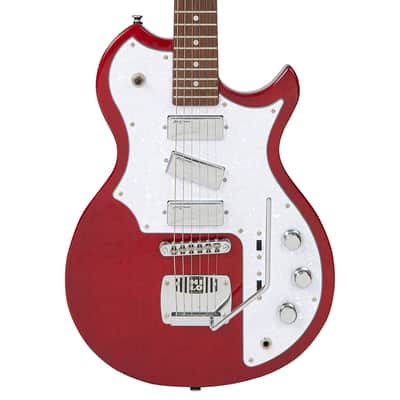 Rapier Deluxe Electric Guitar ~ Thru Red image 4