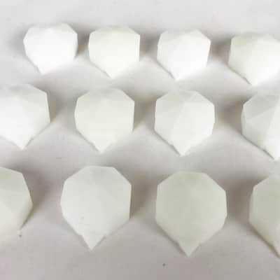 Fox Guitars 12 Vintage Daka-ware Style Octagon Pinwheel Guitar Pointer Knobs Off-White image 1