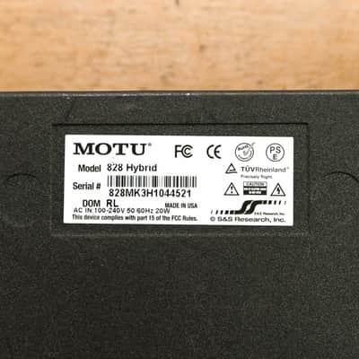 MOTU 828mk3 Hybrid FireWire Audio Interface CG0133B image 9