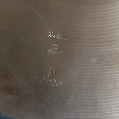UFIP Zveltiam Super Costantinople 14" hi-hat 1950-1960 image 3