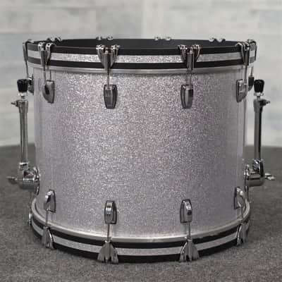 Used Ludwig Classic Oak 6pc Drum Set Silver Sparkle - Very Good image 9