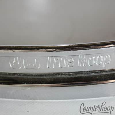 *DW 13" True Hoop 2x Set Batter+Resonant Rims Chrome Plating 6-Lug 3mm USA* image 2