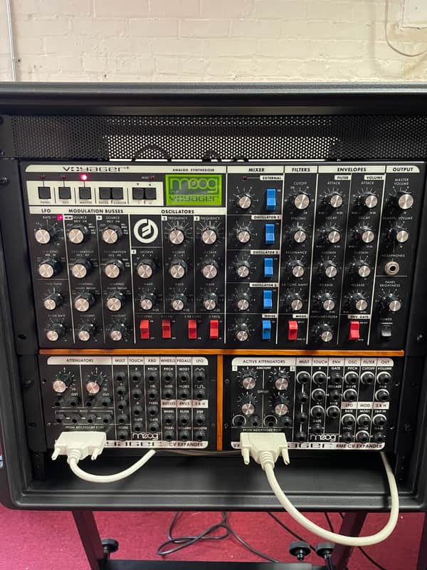 Moog Minimoog Voyager RME Rack w/ VX-351/352 CV i/o slew rate mod image 1