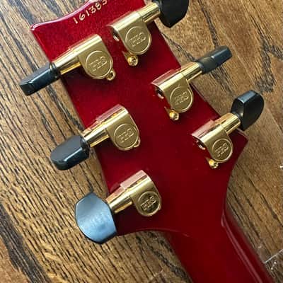 2001 PRS Custom 24 10 Top (Birds & Gold Hardware)- Cherry Sunburst w/ OHSC image 9