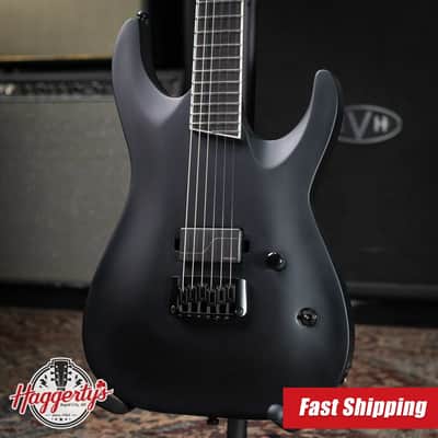 ESP LTD Mick Thomson MT-1 Electric Guitar - Black Satin with Hardshell Case image 1