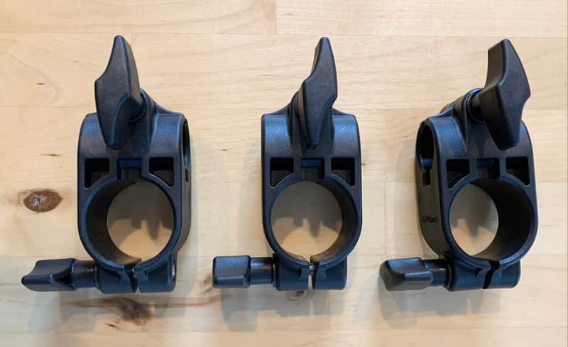 3X NEW Roland MDH-6U V-Drum 1.5 inch Rack Clamps (Clamp Only) Pad Tom Snare Mount 7U image 1