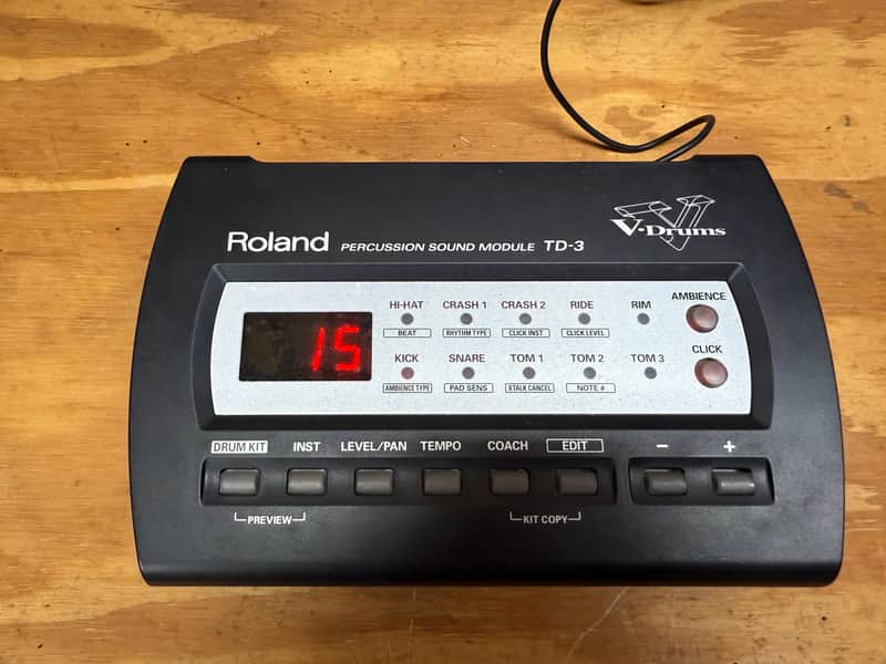 Roland TD-3 Drum Sound Module 2004 - 2009 - Black image 1