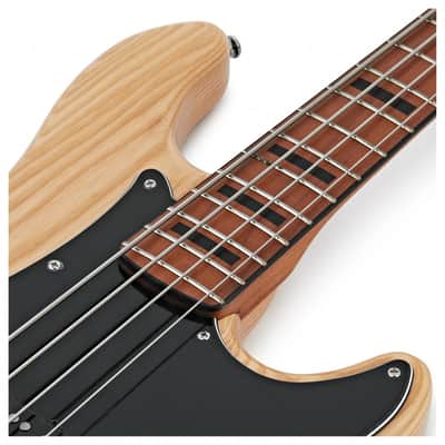 Cort GB64JJNAT GB Series Soft Maple Body Roasted Maple Neck 4-String Electric Bass Guitar image 7