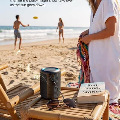 Portable Bluetooth Speaker Beach Essentials: IPX5 Waterproof for Outdoor image 5