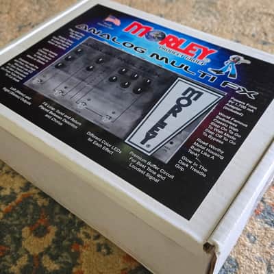 Morley AFX-1 Analog Multi FX 2022 - Present - Spun Stainless Steel image 6