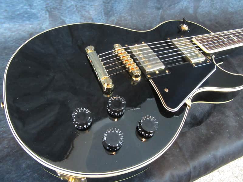 Vintage Aria Deluxe Les Paul copy 1970s - Black - Very Good