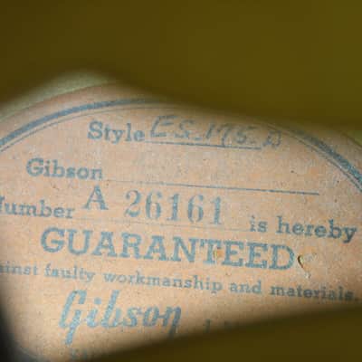 Vintage 1957 Gibson ES-175D with Original PAF Pickups image 9