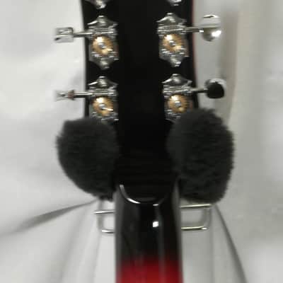 Vox Bobcat V90-SB Sunburst Semi-Hollow Electric with hard case image 9