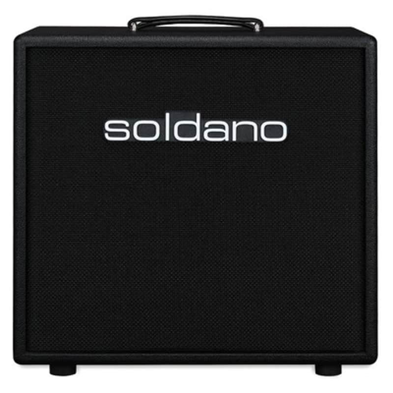 Soldano 1x12" Open Back Guitar Amp Speaker Cabinet, Classic Black
