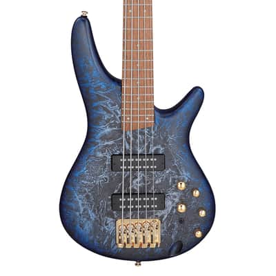 Ibanez SR305EDXCZM SR Standard 5-String Bass - Cosmic Blue Frozen Matte image 1