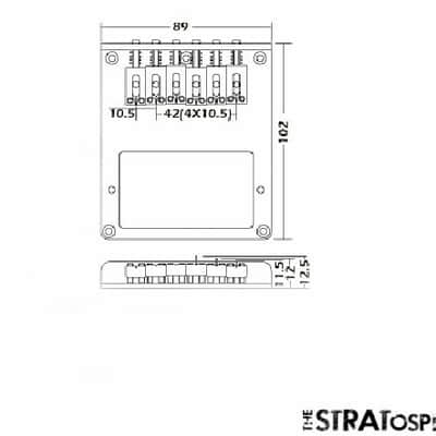 *NEW Modern Humbucker BRIDGE for Fender Telecaster Tele 10.5mm Spacing Black image 2