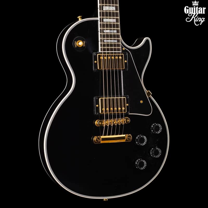 Gibson Custom Les Paul Custom w/ Ebony Fingerboard Gloss Ebony image 1