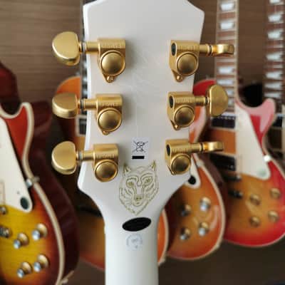 Epiphone Emily Wolfe "White Wolfe" Sheraton 2023 - Aged Bone White image 12