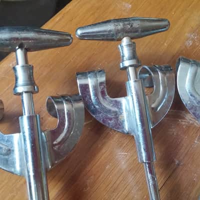 Pearl Star Hoshino MIJ VINTAGE 7 Torpedo Style Bass Drum T Rod and Claws 60s 70s RARE STYLE image 3