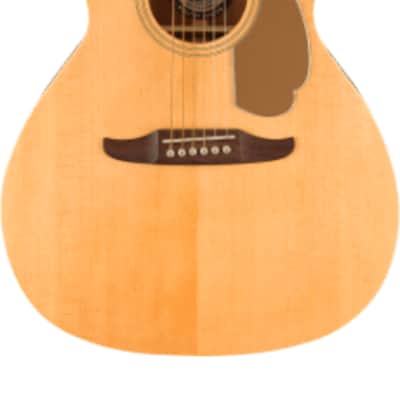 Fender Newporter Player Auditorium Size Acoustic Electric Guitar, Natural image 1