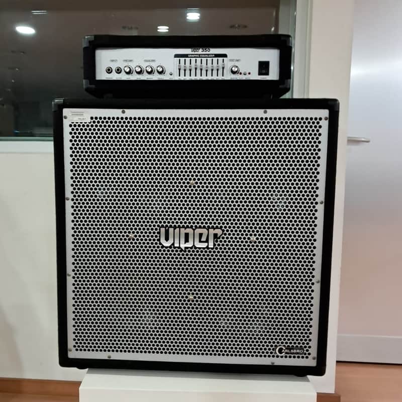 Carlsbro Viper 350 - Bass Amplifier and Speaker Cabinet set | Reverb Carlsbro Viper 350 - Bass Amplifier and Speaker Cabinet set | Reverb