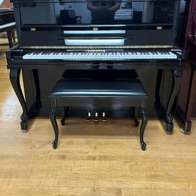 Nordiska 118S Studio Upright Piano | Polished Ebony | SN: 995917 | Used image 2