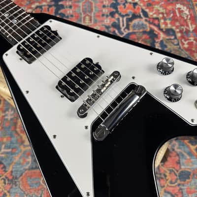 *Video" Burny Flying V Model RFV-75 Revival Series Mahogany - 1980's image 7