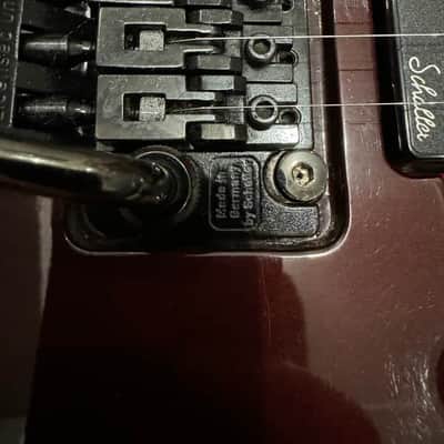 Custom Bordeaux Dinky 1990s Unique SCHALLER Superstrat guitar Active pickups Custom Shop Shred Machine Metal Strat solid body Lightweight exclusive image 13