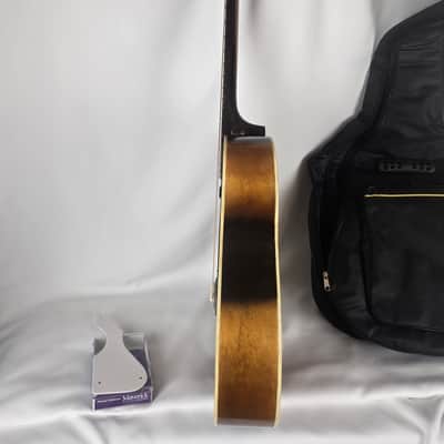 Silvertone Harmony 621 1965 - X-brace Conversion, Neck Reset, Bone Nut & Saddle, Seymour Duncan Maverick Soundhole Pickup image 11