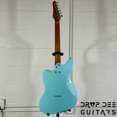 Balaguer 10th Anniversary Growler Classic Electric Guitar w/ Case - Sky Blue Gloss image 13