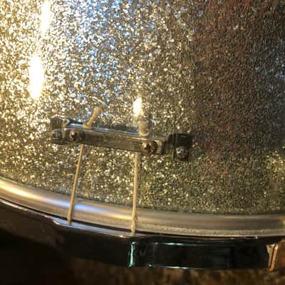 Gretsch Dixieland 5.5 x 14 3 ply Snare Late 50's - Silver Sparkle image 11