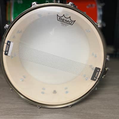 PDP 20th Anniversary 6.5x14 Snare Drum Gloss Black with Antique Bronze Hardware image 8