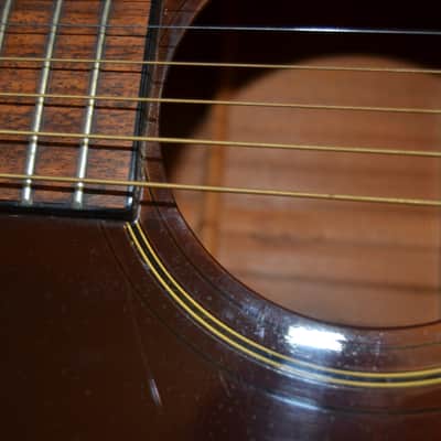 martin/sigma dm5s acoustic guitar sunburst image 17