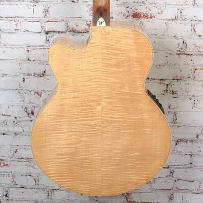 Washburn - J40SCE Heritage 40 Series Jumbo - Acoustic-Electric Guitar - Natural - USED image 11