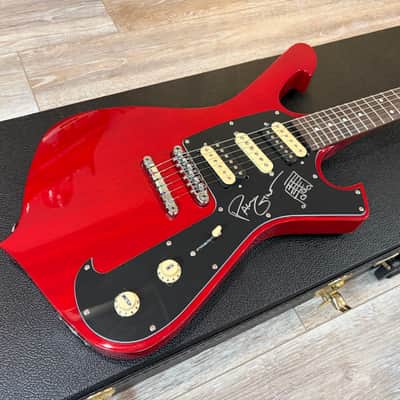 Ibanez FRM100-TR Paul Gilbert Signature Fireman 2016 - Transparent Red; SIGNED by Paul Gilbert image 5