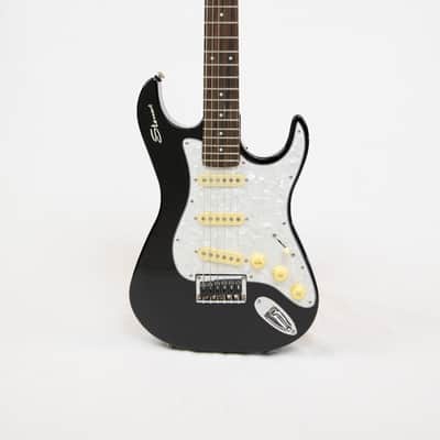 Stewart Stow-Away Travel Guitar - Gloss Black image 3